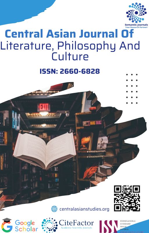 Central Asian Journal of Literature, Philosophy and Culture